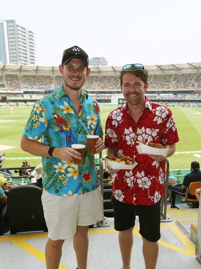 Brodie Hicks and Chris Stratford. Picture: AAP/Richard Waugh