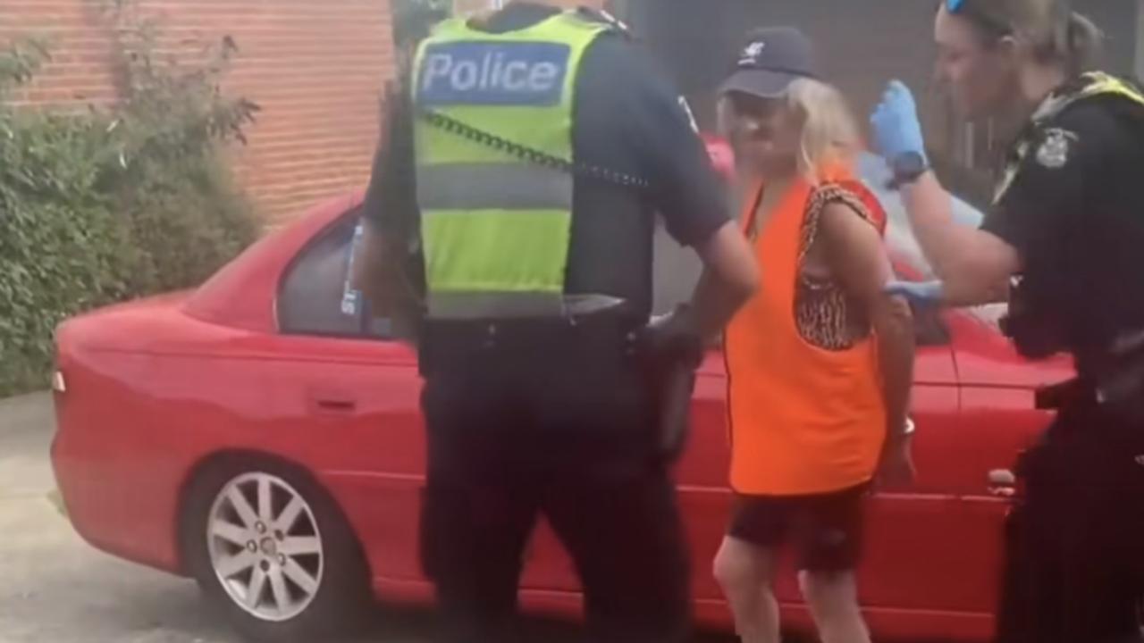 The woman was arrested in Newtown in December 2022. Photo: Emily Drought TikTok.