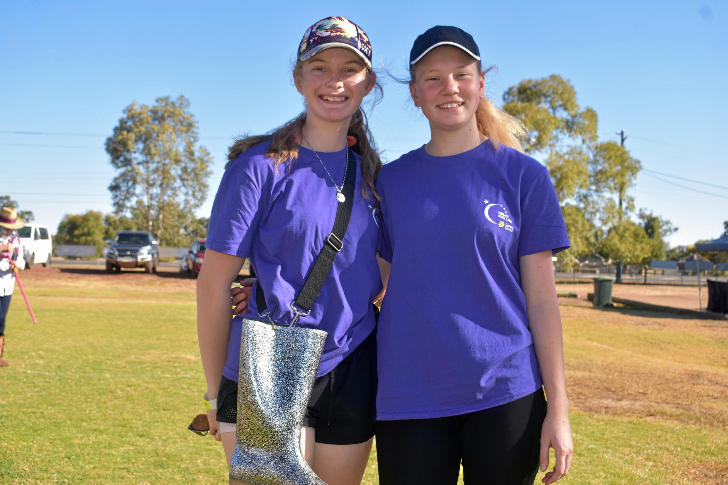 Meg O'Brien and Sarah Hall. Picture: Ellen Ransley