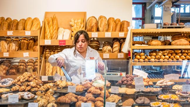 Bakery in the Granville Island market.