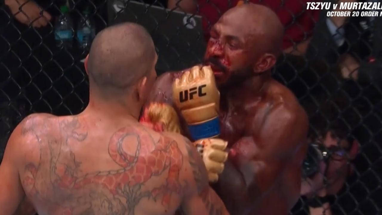 ‘Oh my god’: Fans stunned by UFC bloodbath