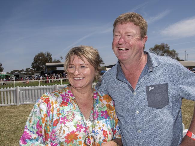 Kellie &amp; Mick Wilcox 2024 Manangatang Cup. Picture: Noel Fisher