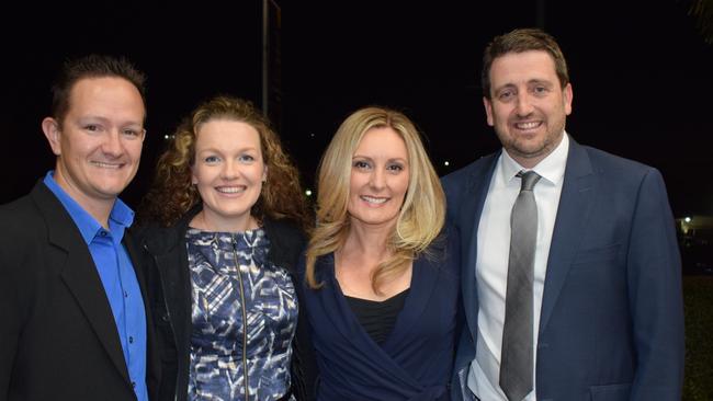 Brad Chapman, Michelle Chapman, Caroline Madill and Adam Madill at the Gympie Business Awards.