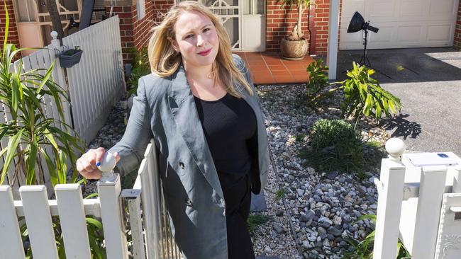 Renter Laura Aridas fears she may not be able to afford a home in the future. Picture: Rob Leeson