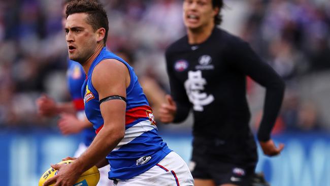 Luke Dahlhaus will be a key to Bulldog hopes. Picture: Michael Klein