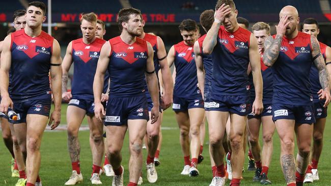 Melbourne fans are veterans when it comes to be free in September. Picture: Michael Klein