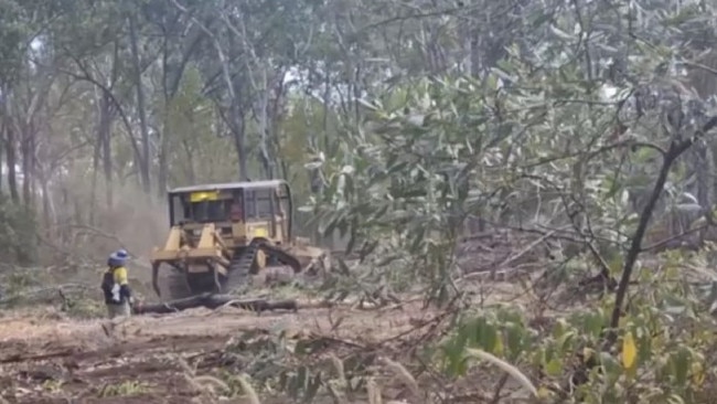 Works at Defence Housing Australia's Lee Point development site Amanda Lilleyman claims shows it breached a condition of its permit. Picture: NTCAT