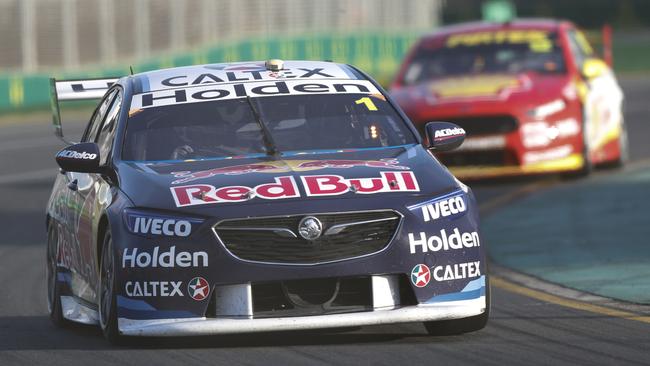 Jamie Whincup leads the standings for the Larry Perkins Trophy in his 200th Supercars start.