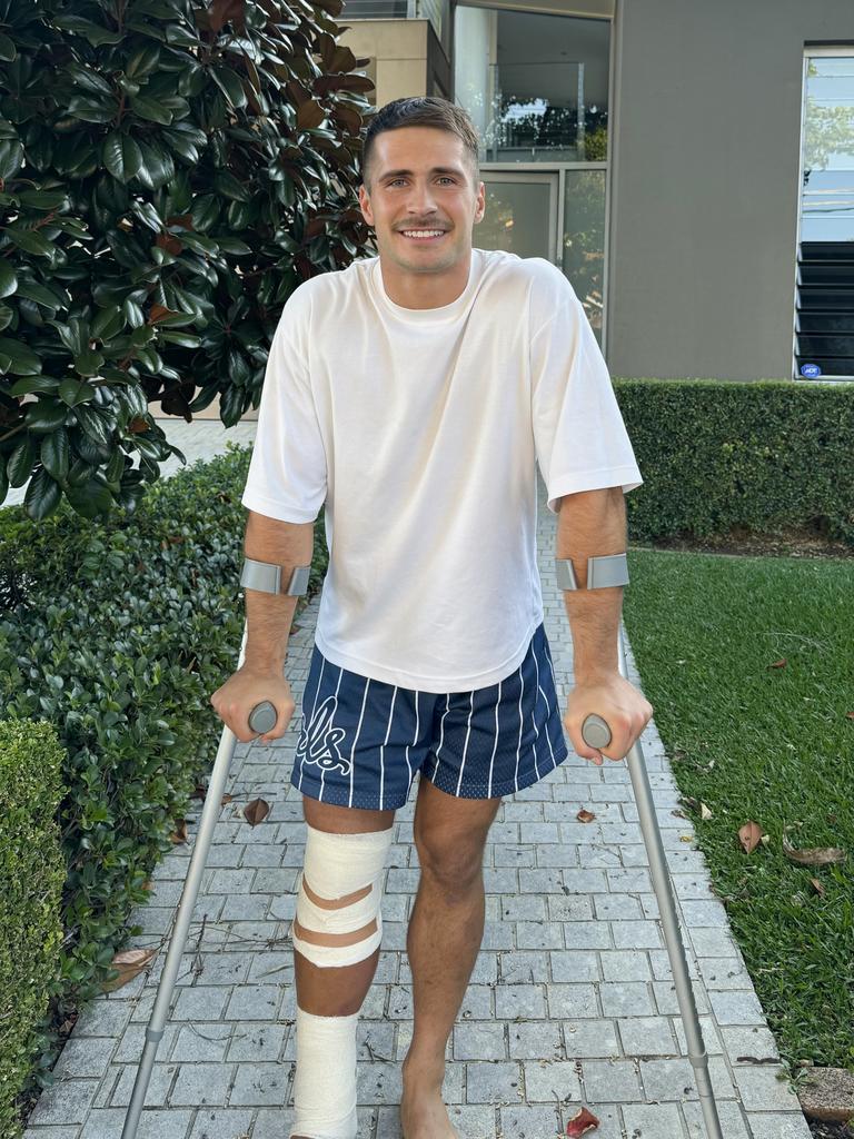 South Sydney's Lachlan Ilias is recovering from surgery after suffering a broken leg playing in NSW Cup. Credit: Supplied