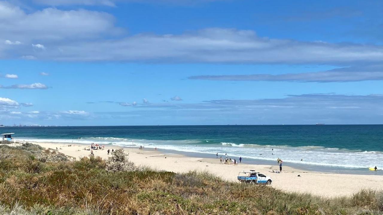 WA Police fatally shot an American Staffy at Trigg Beach, Perth. Picture: Google Street View