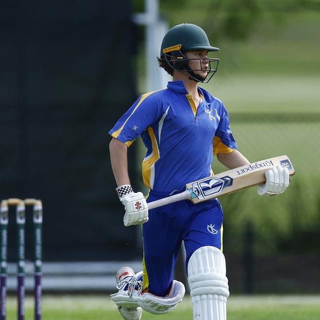 Simon Alderson batting for Belmont. Picture: Michael Gorton