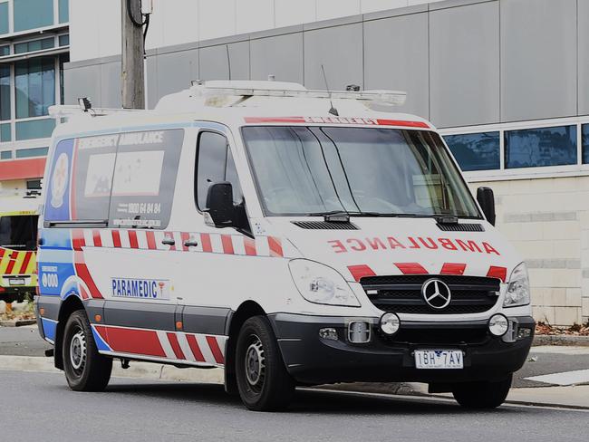 Tip off that ambulance ramping briefly reached the other side of Ryrie Street this morning (Thursday). Picture: Alan Barber