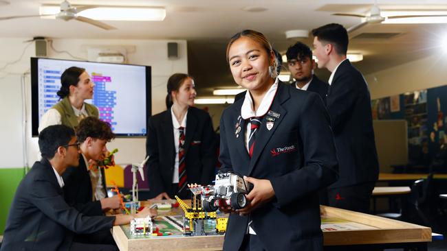 Children entering high school will start learning how to code as part of a complete overhaul of the state's elective computer studies curriculum. Picture: Richard Dobson