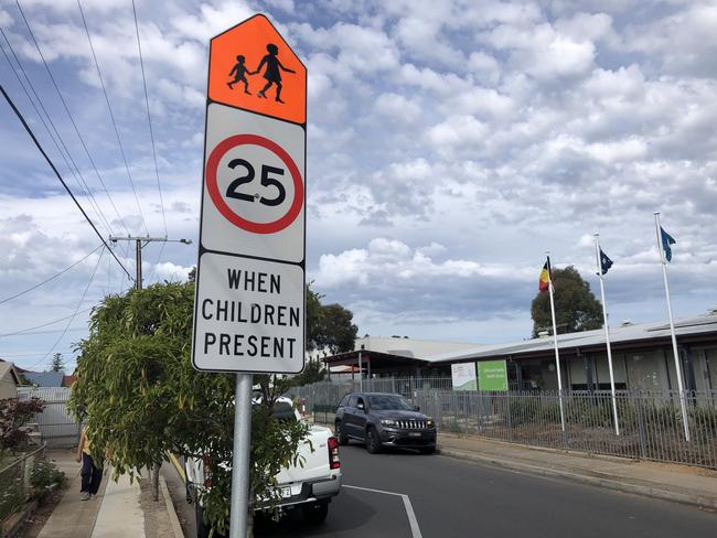 School Zone sign  . Picture: RAA