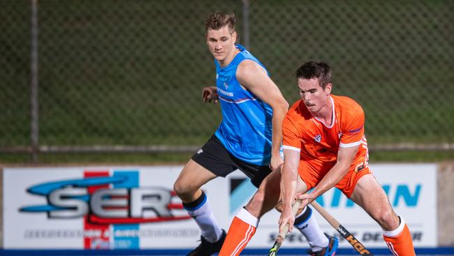 The first Festival of Hockey match between the Territory Stingers and Brisbane Blaze. Picture: Pema Tamang Pakhrin