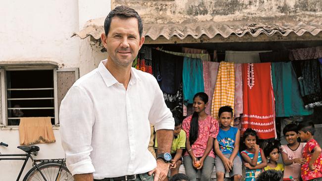 Ricky Ponting in Mumbai, where he coaches the Mumbai Indians for 10 weeks every year. Picture: courtesy of Swisse