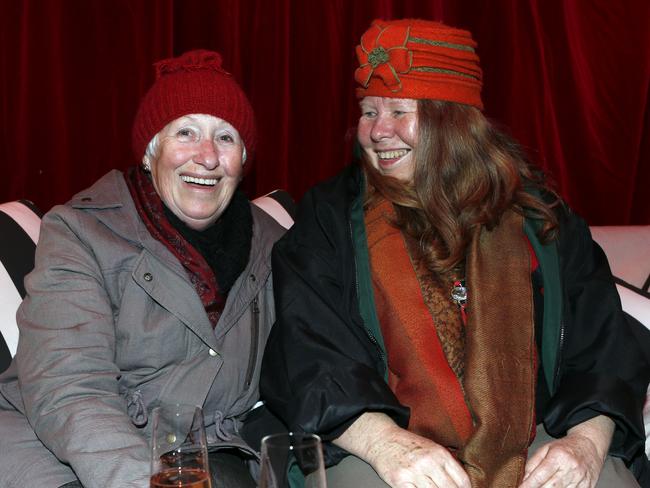 Angela Marsh, of Dodges Ferry, with Anne Courtney, of Port Arthur.