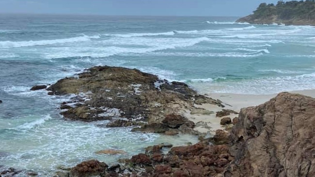 The beach near where The Wilds was being filmed this week.