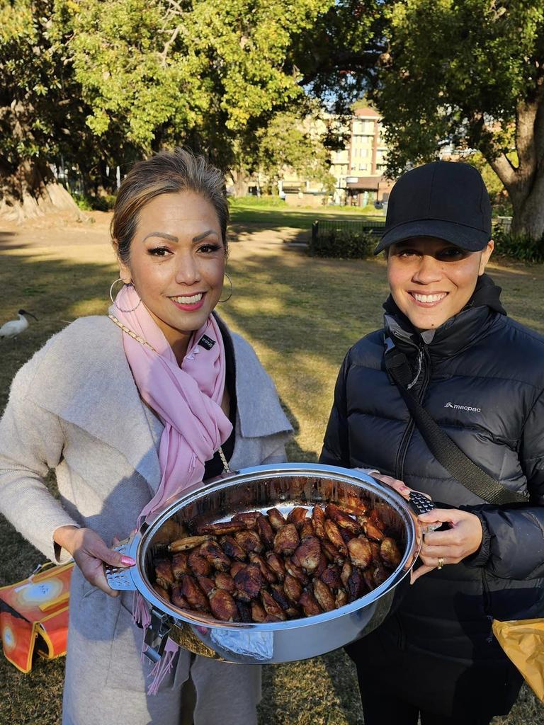 Community initiatives, such as Sausage Sizzle for the Homeless, led by Analiese Bella Newton (left), offer ongoing support and meals to those in need.