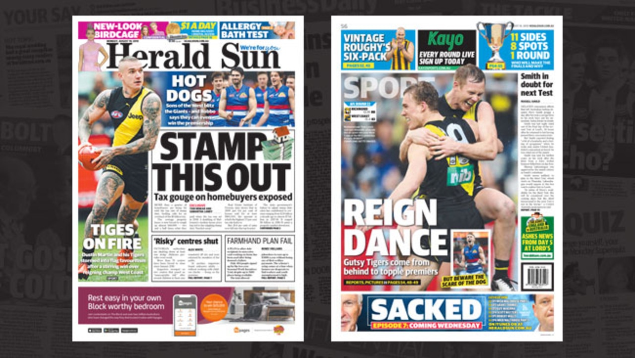 Herald Sun Front Page News Herald Sun