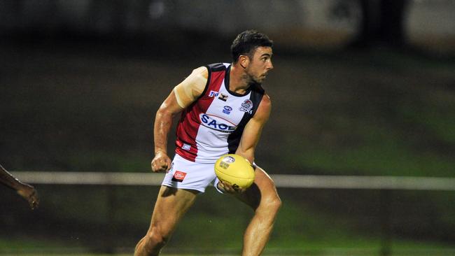 Brad Vallance in action in the NTFL. Picture: Felicity Elliott