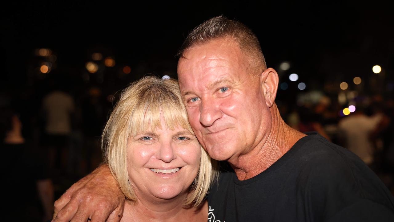 Jody Wilcox and Tim Wilcox at the Lookout Festival 2024 at Broadwater Parklands for Gold Coast at Large. Picture: Portia Large