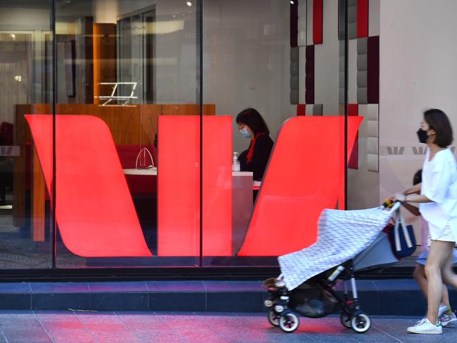 , BRISBANE, AUSTRALIA - NewsWire Photos September 23, 2021: WestPac bank in Brisbane., Australia's biggest bank has warned proactive steps must be taken now to avoid a New Zealand style government intervention to cool soaring house prices, Picture: NCA NewsWire / John Gass