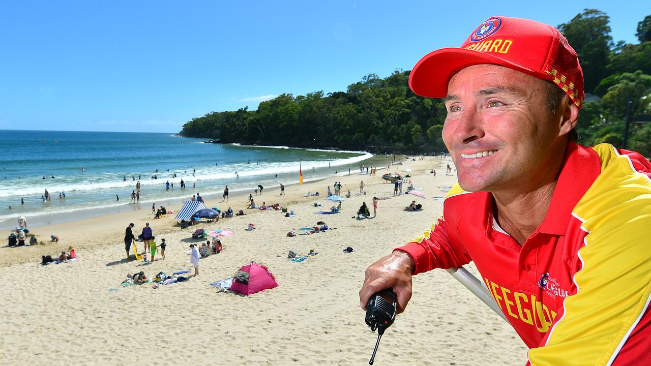 Isaac Smith has been a lifesaver at Noosa for almost 20 years. He was named regional lifeguard of the year for the Sunshine Coast region.