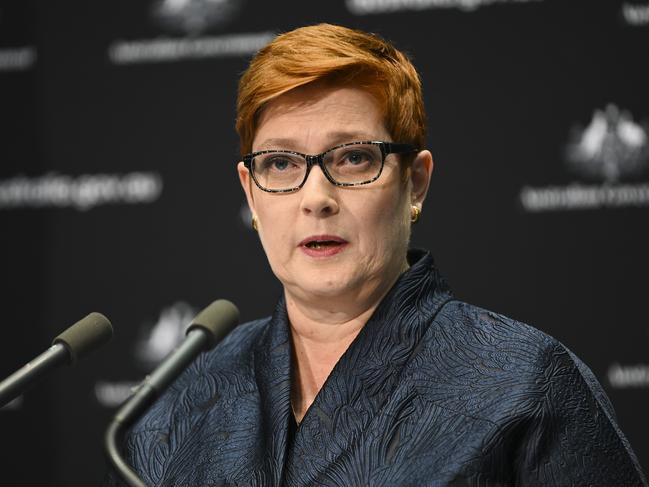 Foreign Minister Marise Payne.