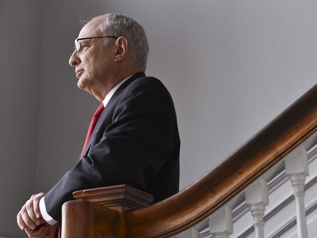 WASHINGTON, DC - JANUARY 2 : Rabbi David Saperstein is photographed at the Religious Action Center of Reform Judaism on January 2, 2015 in Washington, D.C. Saperstein is retiring after serving 30 years as head of the Reform Action Committee. (Photo by Ricky Carioti/The Washington Post via Getty Images)