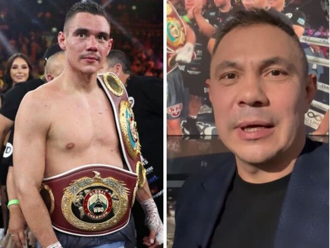 ‘Do some work’: Tim Tszyu sledges Kostya