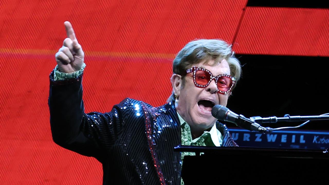 As of 24 January 2023, Sir Elton had the highest gross ($1.863 billion) and attendance (19.9 million tickets sold for 1,573 reported shows) for a solo artist in Billboard Boxscore history while on the Farewell Yellow Brick Road Tour. Picture: Simone Joyner/Getty