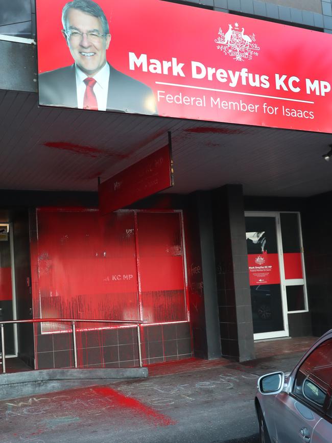 As was the office of federal Attorney-General Mark Dreyfus. Picture: NewsWire / David Crosling