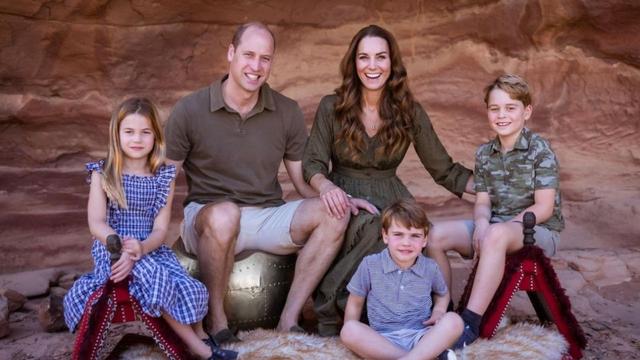 William and Kate Christmas photo