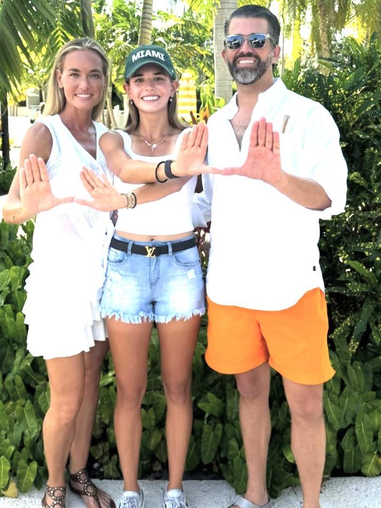 The 17-year-old has already revealed that she has verbally committed to attending the University of Miami. (Picture: kaitrump/Instagram)