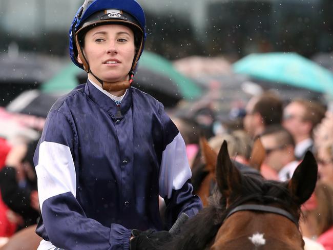 A reflective Katelyn Mallyon after the race where mount Assign finished 19th. Picture: Wayne Ludbey