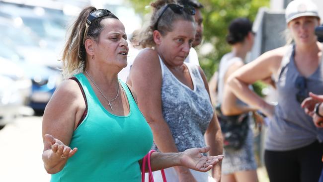 A parent voices her concerns. Photograph: Jason O'Brien