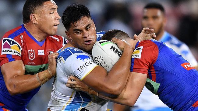 Herman Ese'ese in action for the Titans. Picture: NRL Images