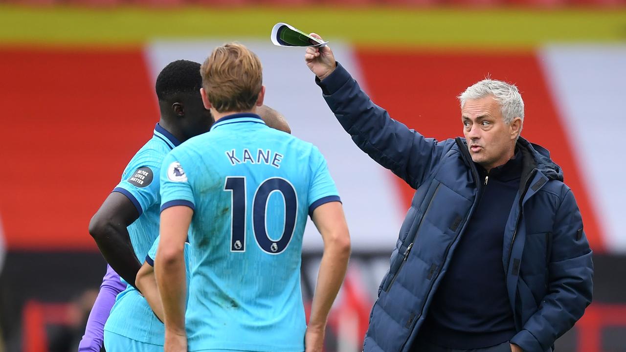 Tottenham Hotspur's coach Jose Mourinho was furious after their loss to Sheffield United.