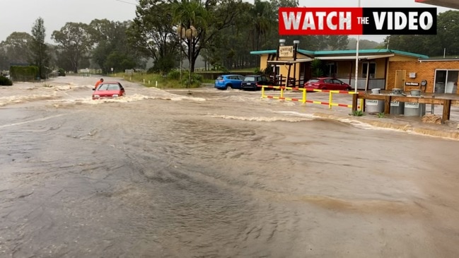 Flashing flooding at Telegraph Point, NSW