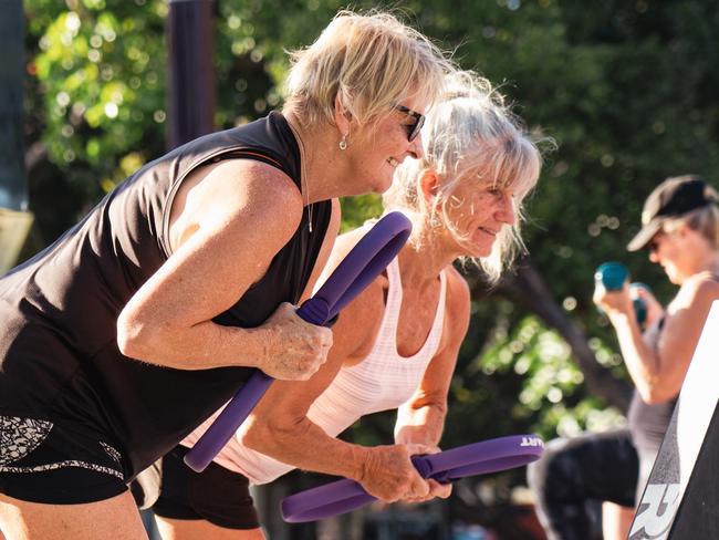 Senior Territorians take part in a range of activities including 'Health in Motion' at East Point thanks to City of Darwin's calendar of Seniors Month events.