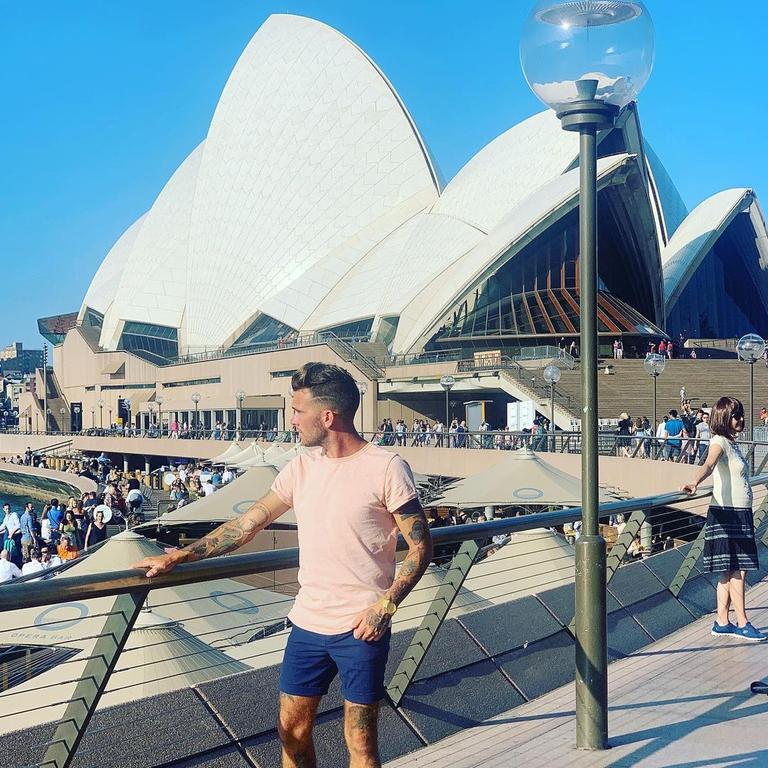 Social media influencer Casey Overby has revealed what he misses about Australia after spending three months here last year. Picture: Instagram/CaseyOverby