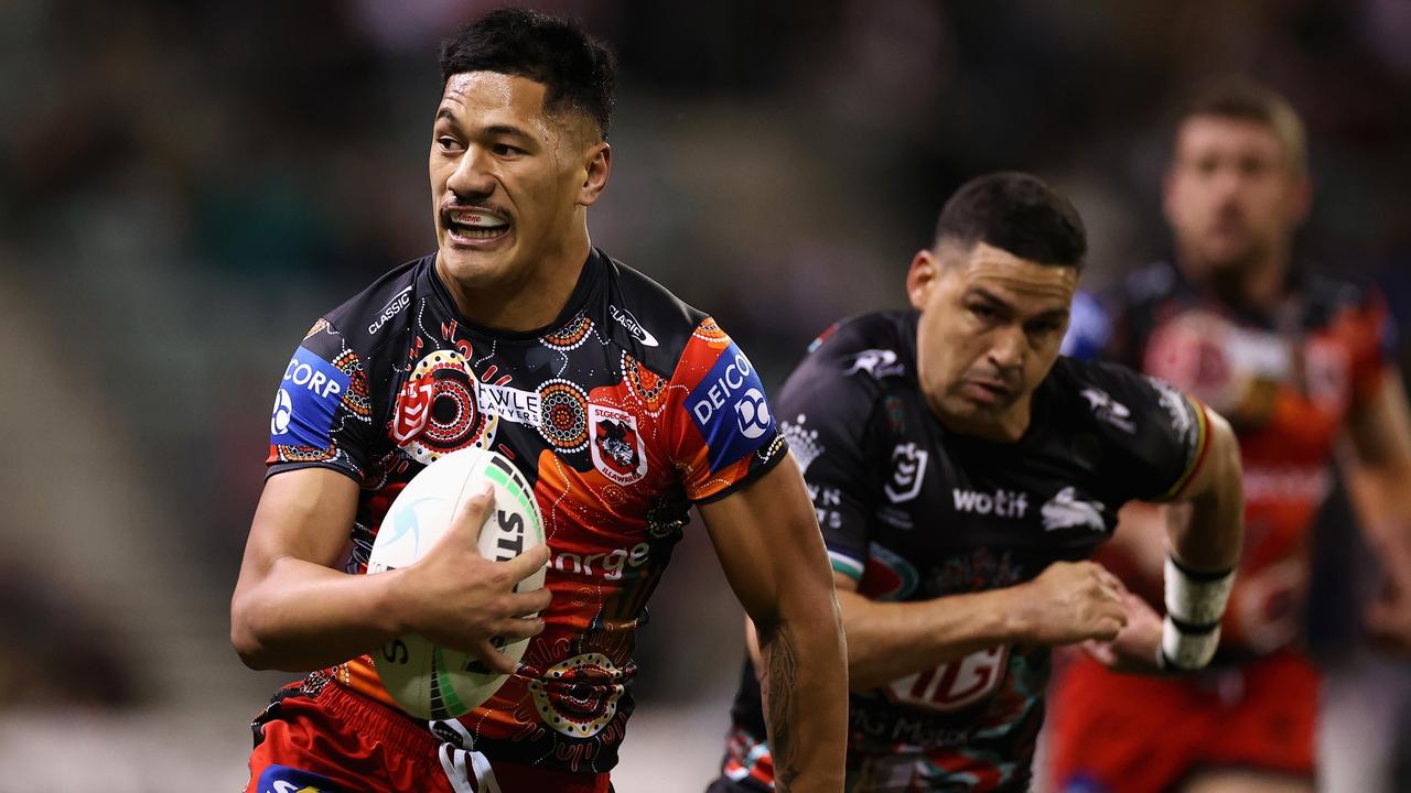 Talatau Amone has been in good form for the Dragons. Picture: Cameron Spencer/Getty Images