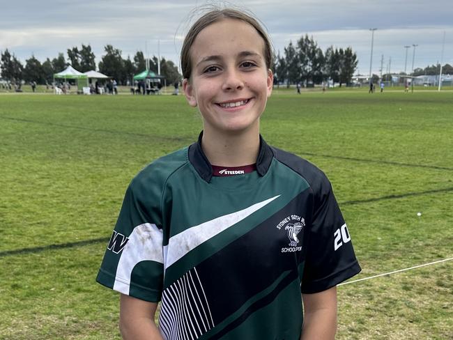 Sydney South West player Sienna-Estelle Burraston was chosen in the NSW PSSA Development Squad. Picture: Contributed