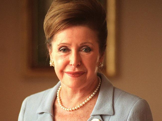 Mary Higgins Clark in Sydney in 1999. Picture: Bob Barker