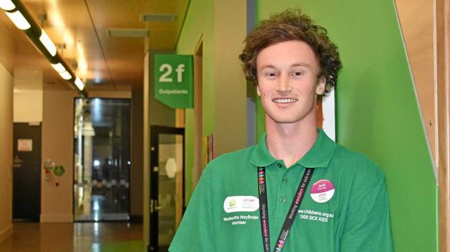 VOLUNTEERS WEEK: Tweed Heads resident Jack Reynolds volunteers in Brisbane once a week. Picture: Contributed