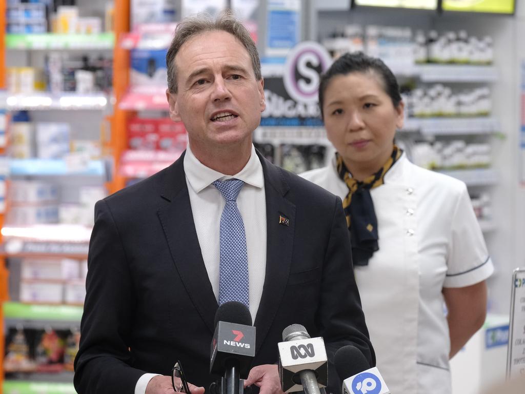 Health Minister Greg Hunt. Picture: NCA NewsWire