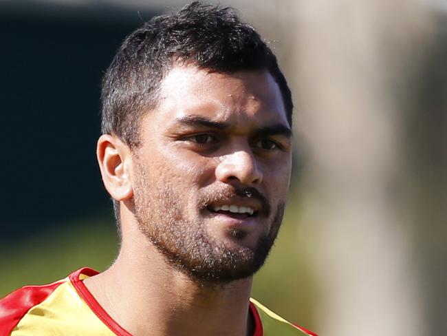 Gold Coast Suns training, Karmichael Hunt. Picture: JERAD WILLIAMS