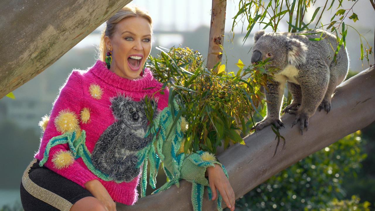 Some parts of the campaign featured happy koalas.