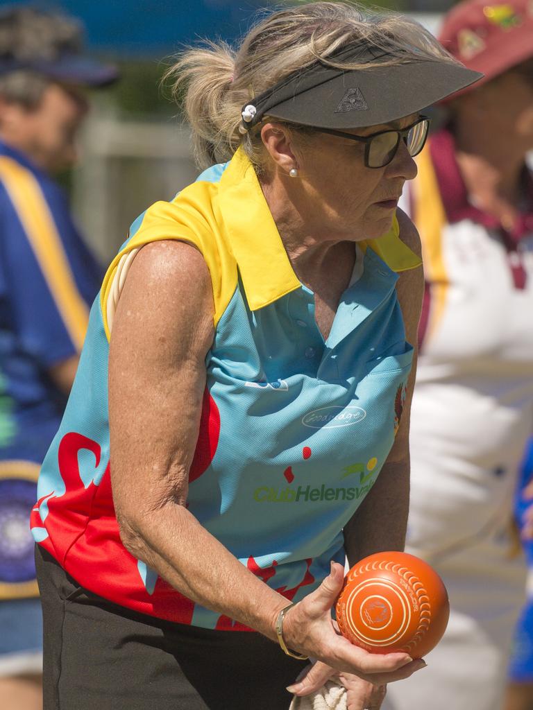 The ladies pairs lawn bowls will be played from 2pm at Broadbeach Bowls Club. Picture: Glenn Campbell